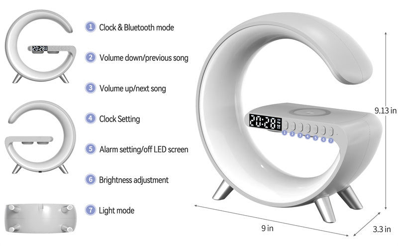 New Intelligent G Shaped LED Lamp